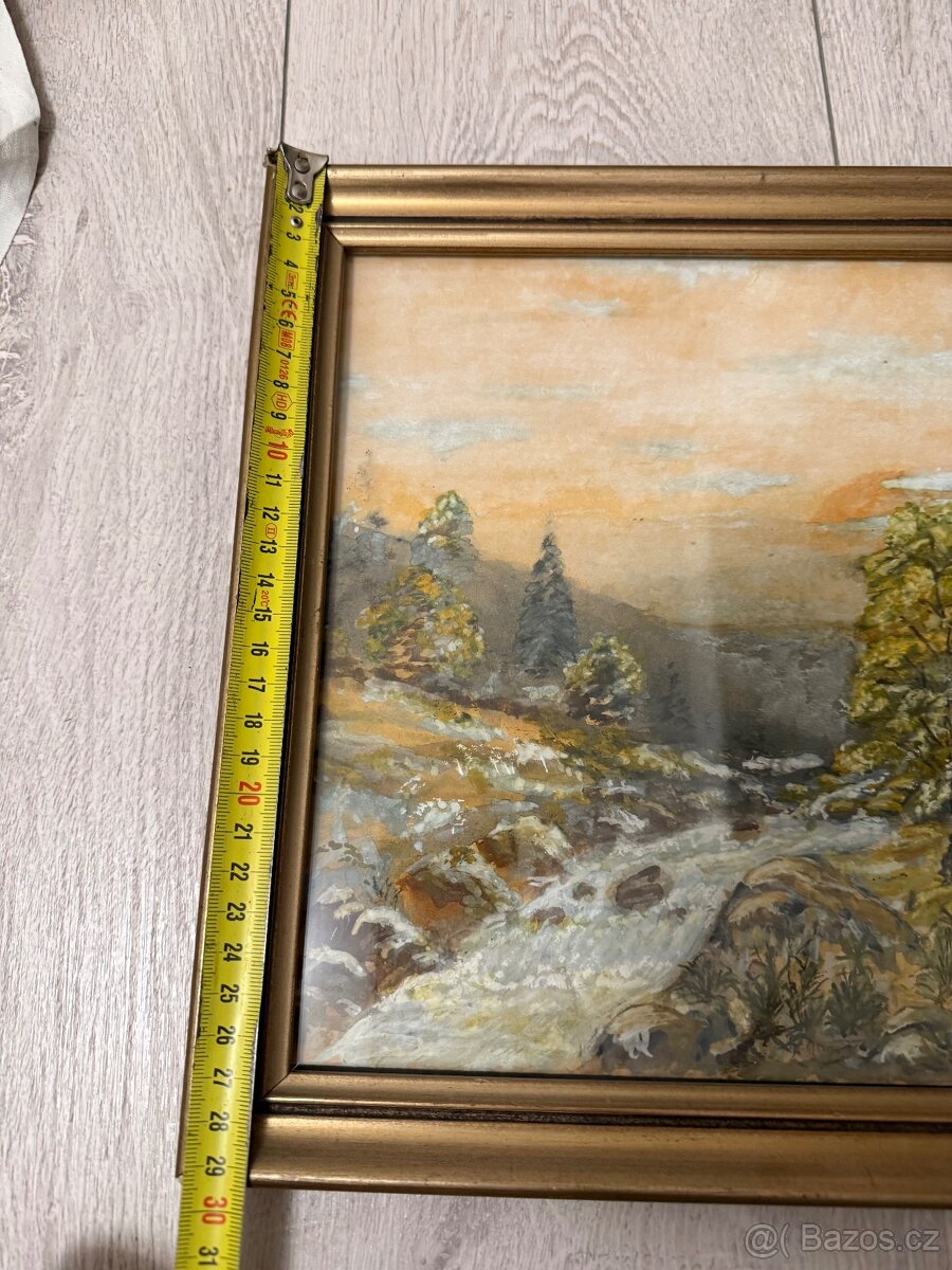 Obraz ve dřevěném rámu - 2