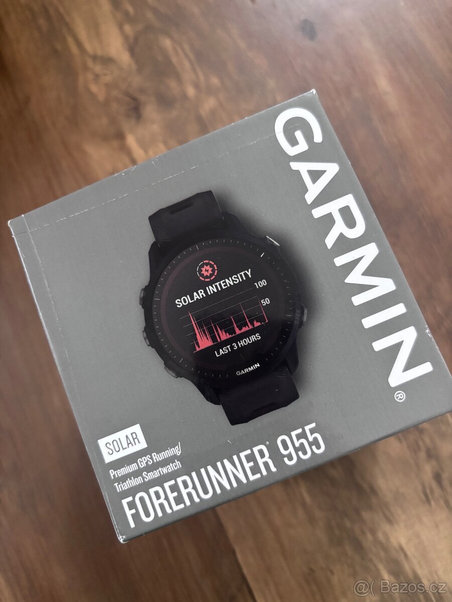 Garmin forerunner 955 Solar, Černé - 2