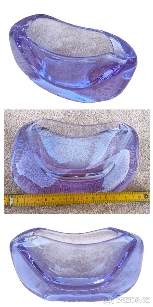 Různé předměty z hutního skla - 2