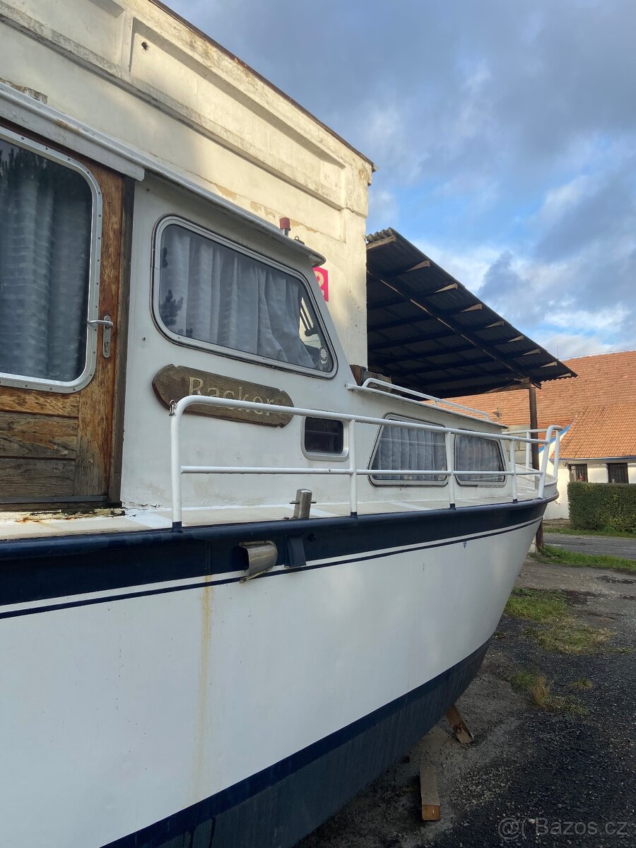 Ocelová kajutová loď 12x3,5 m - 2