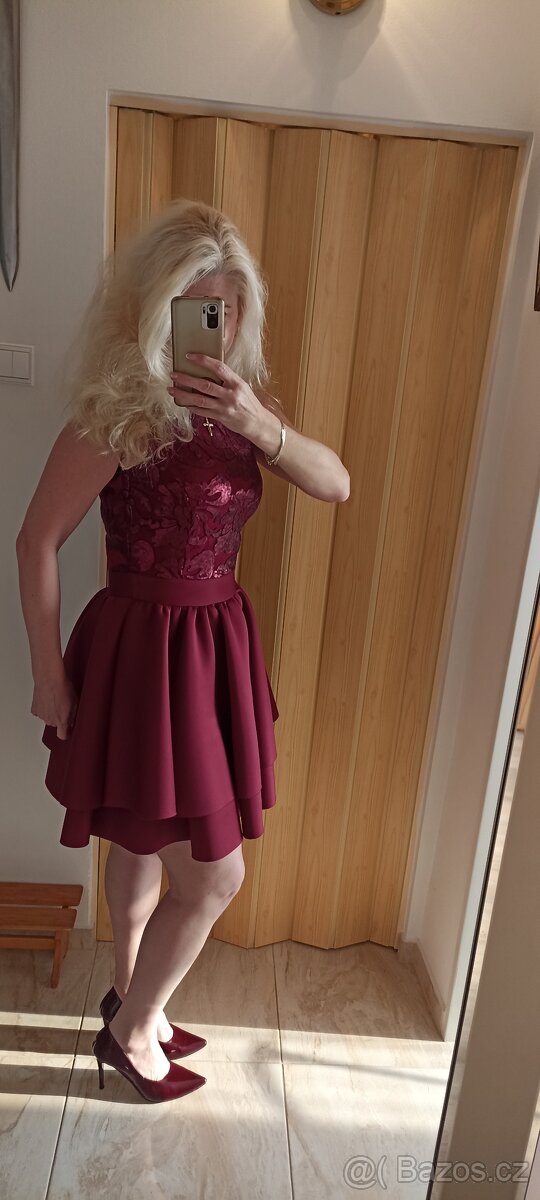 Šaty Roco plesové, společenské vel. 38 - 2