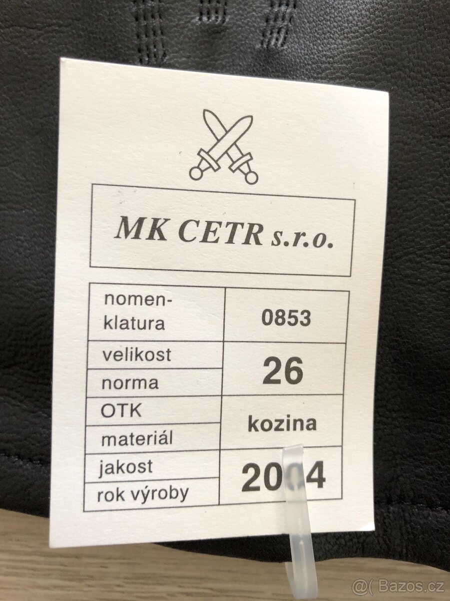 Rukavice kožené zimní. - 2