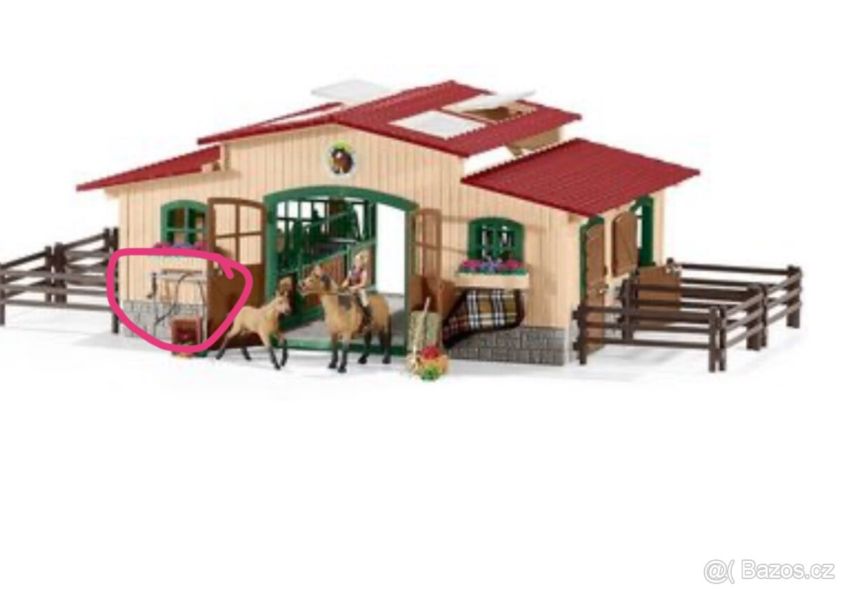 schleich stáj - hnědá - 2