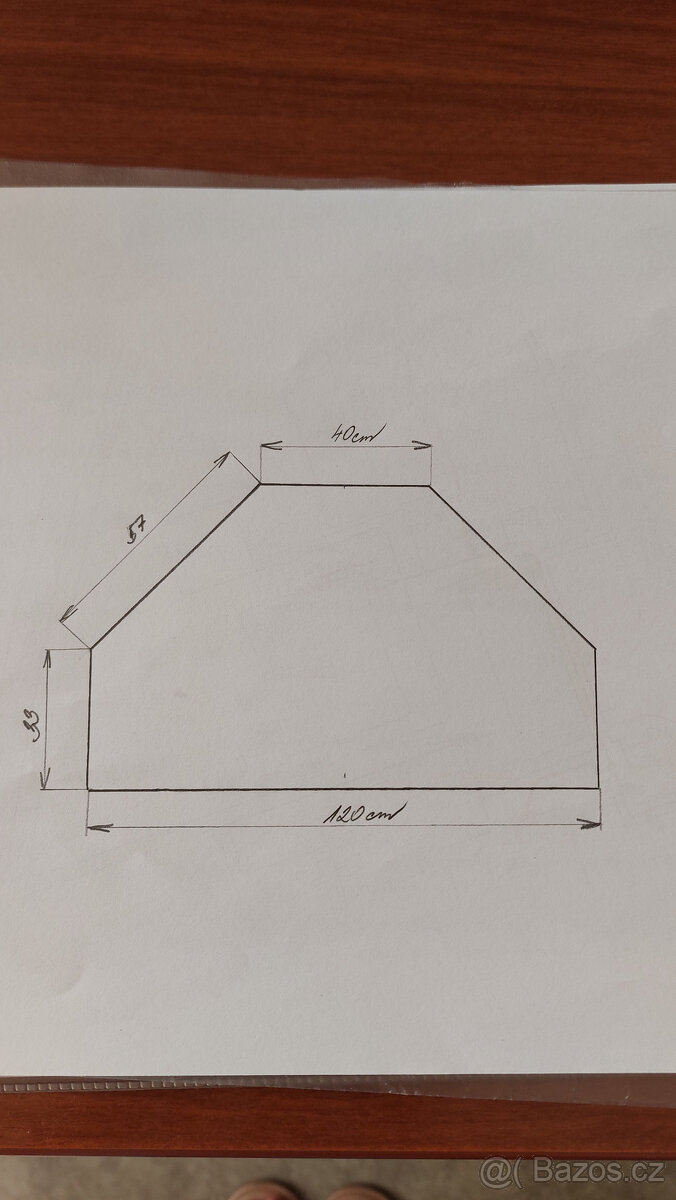 prodám rohový psací stůl Brusali Ikea - 2