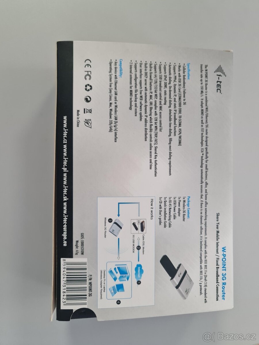 i-Tec W-POINT 3G Router 150Mbps - 2