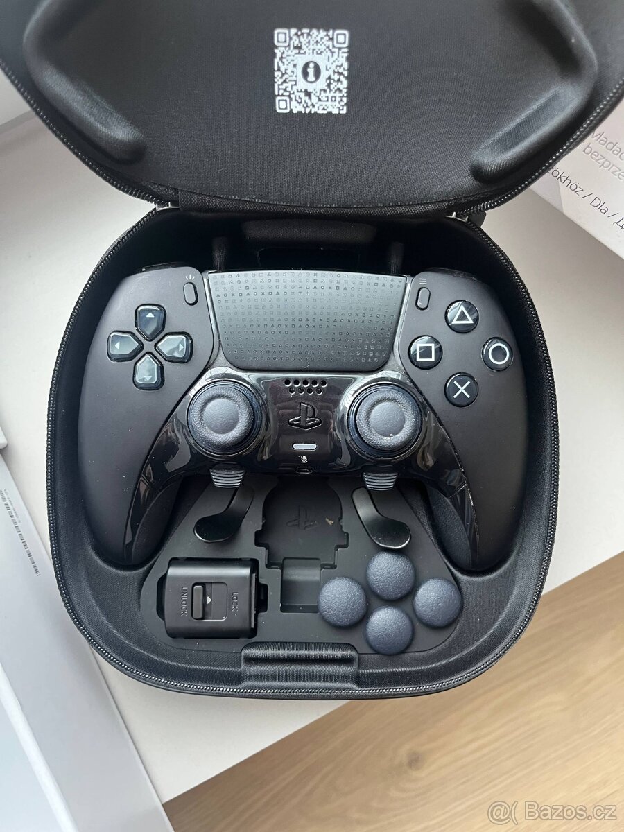 PlayStation DualSense Edge – černý, TOP stav, komplet balení - 2