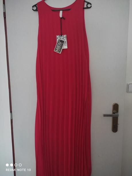 Plisovane maxišaty -S,M - 2