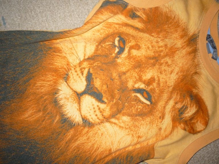 Tílko, nátělník s lvem vel 122 H&M - 2