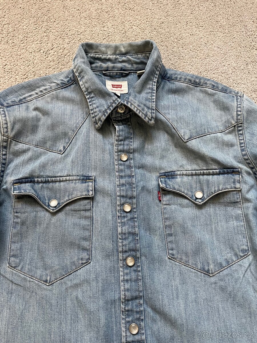 Pánská riflová košile Levis, vel. S - 2