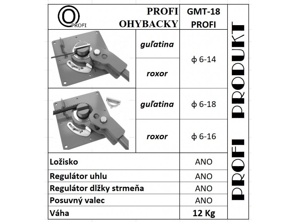 Ohýbačka na roxor, třmínky, háky - 2