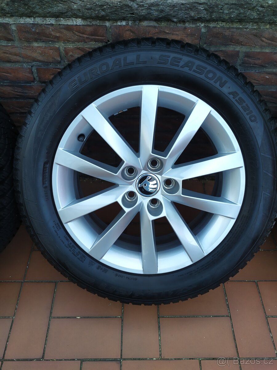 Alu kola 16" orig Škoda Scala 5x100 - 2