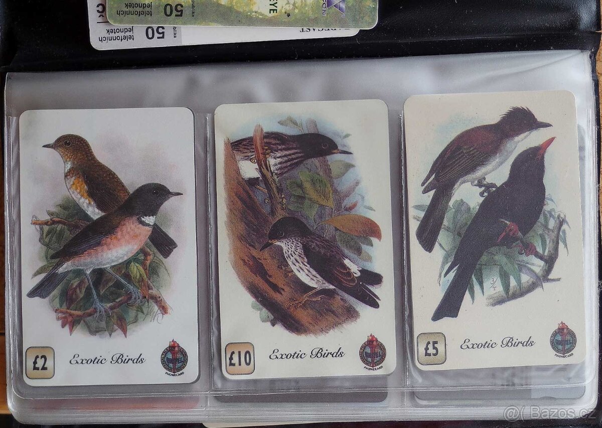 Telefonní karty z devadesátých let ČR + celý svět - 2