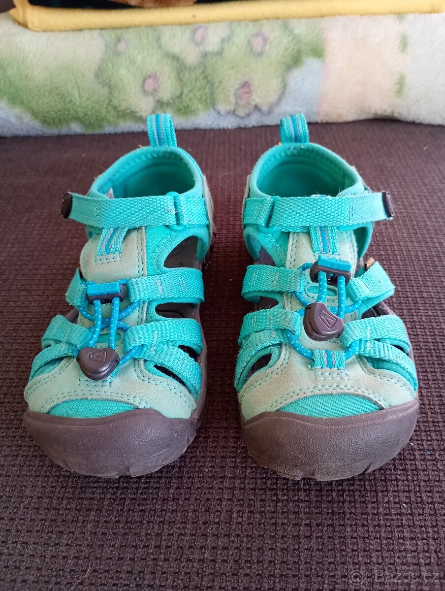 Sportovní sandále Keen CNX, vel. 29, tyrkysové - 2