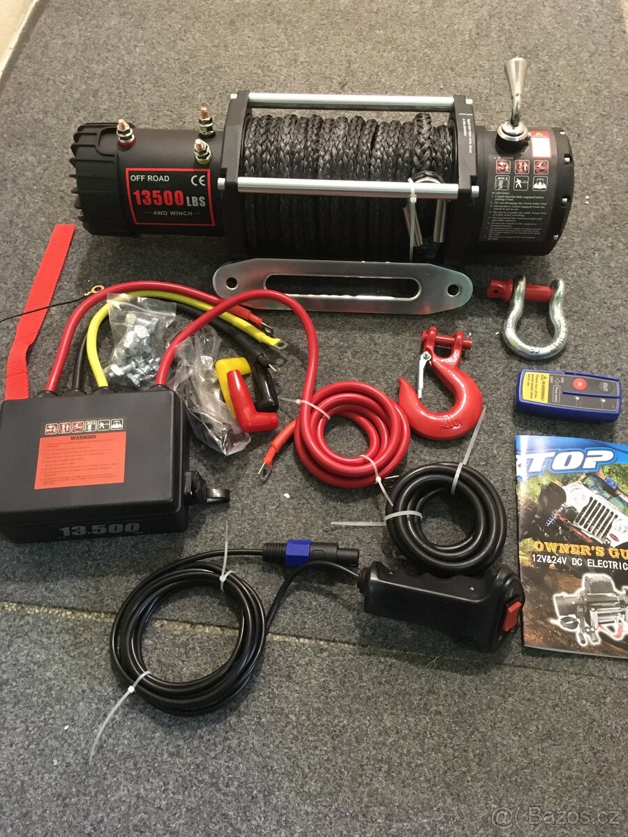 ⭐⭐Nový Naviják 12V tah 6123kg s bezdrátovým ovladačem⭐⭐ - 2