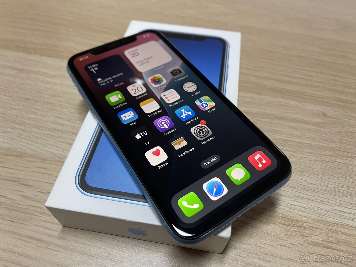 IPhone XR modrý 100% baterie - 2
