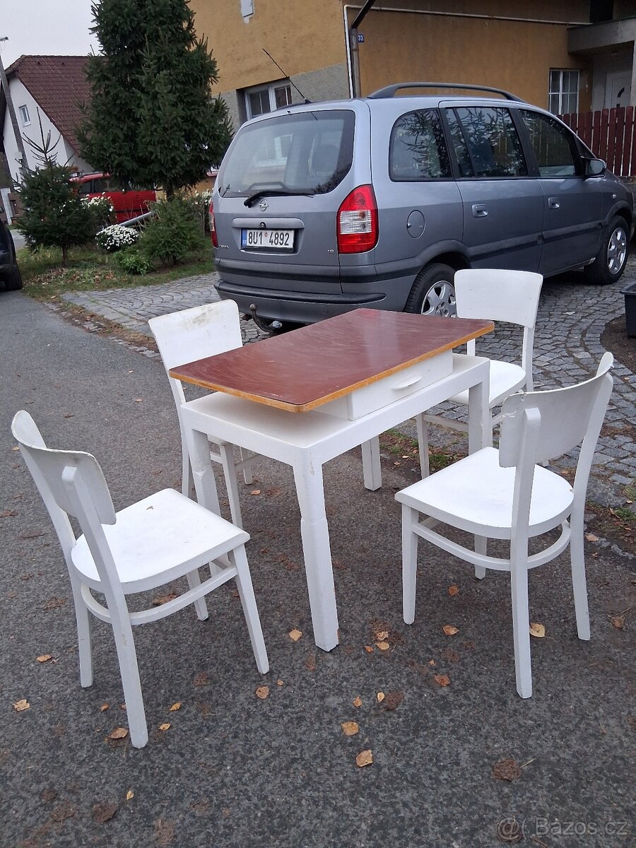 Stůl,židle-retro - 2
