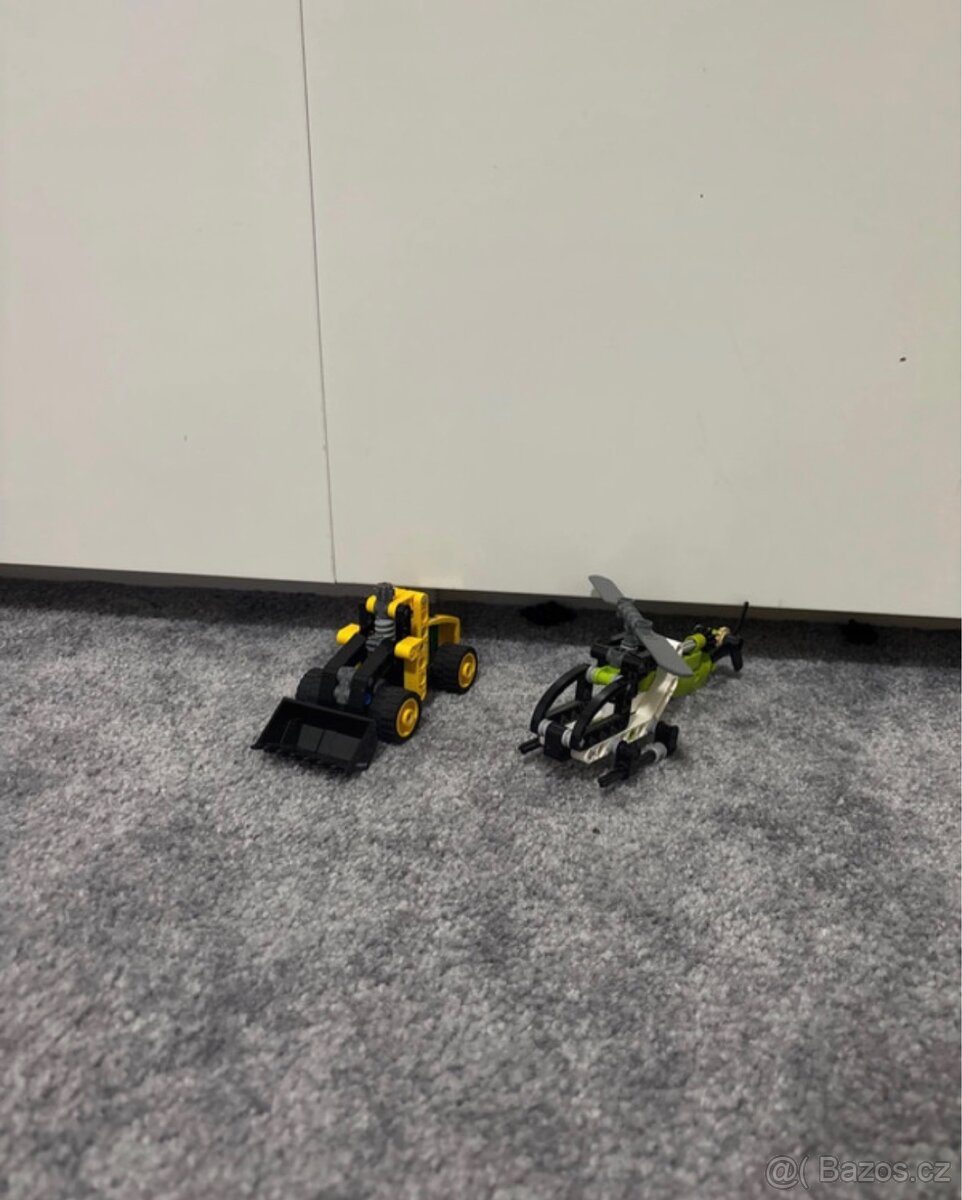 Lego technic helikoptéra + bagr - 2