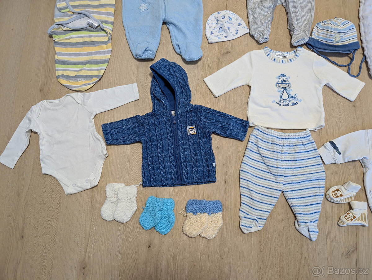 Balík oblečení pro chlapečka vel. 56-62 - 2