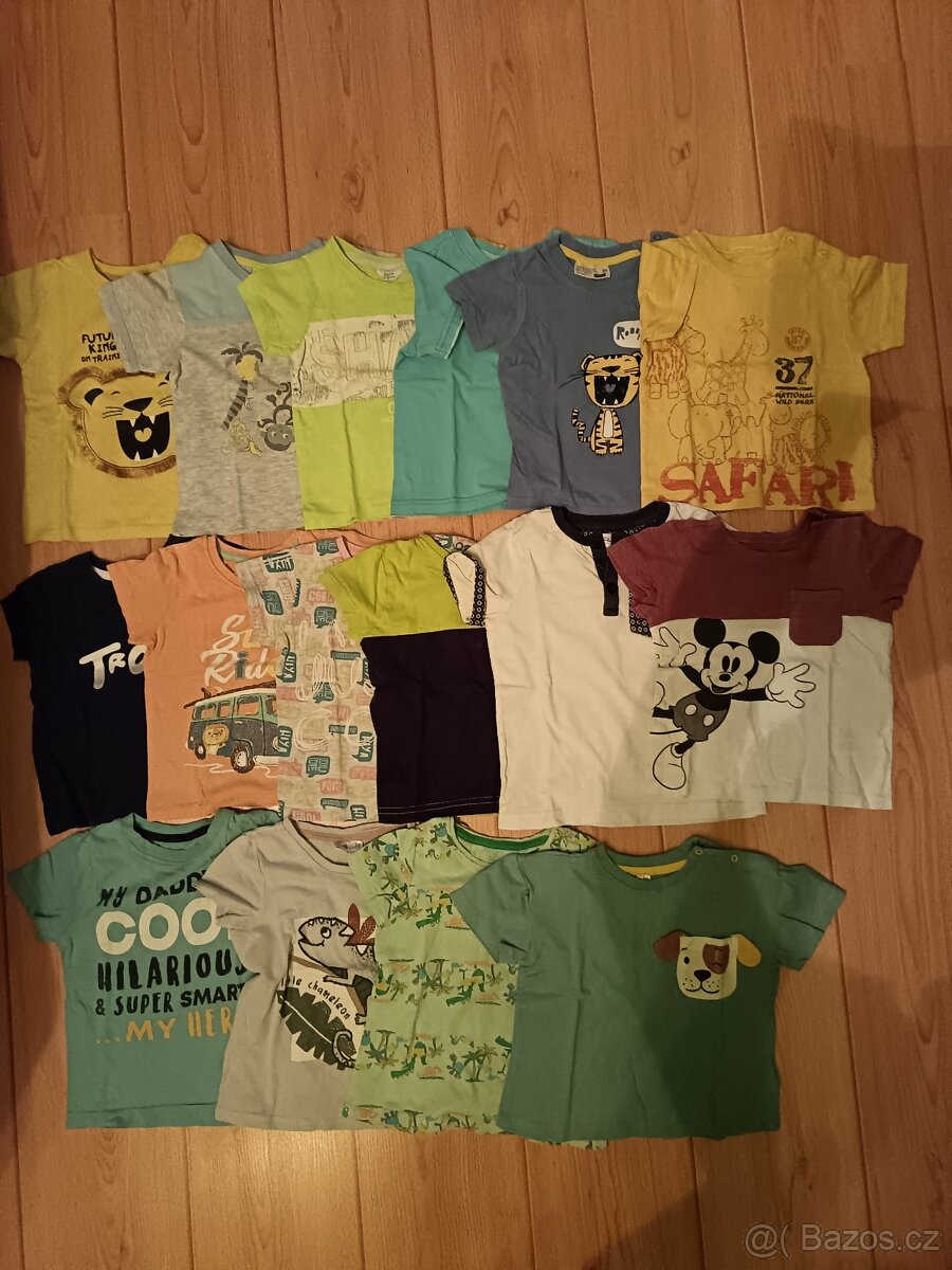 Trička pro kluka, velikost 86 a 86/92 - 2