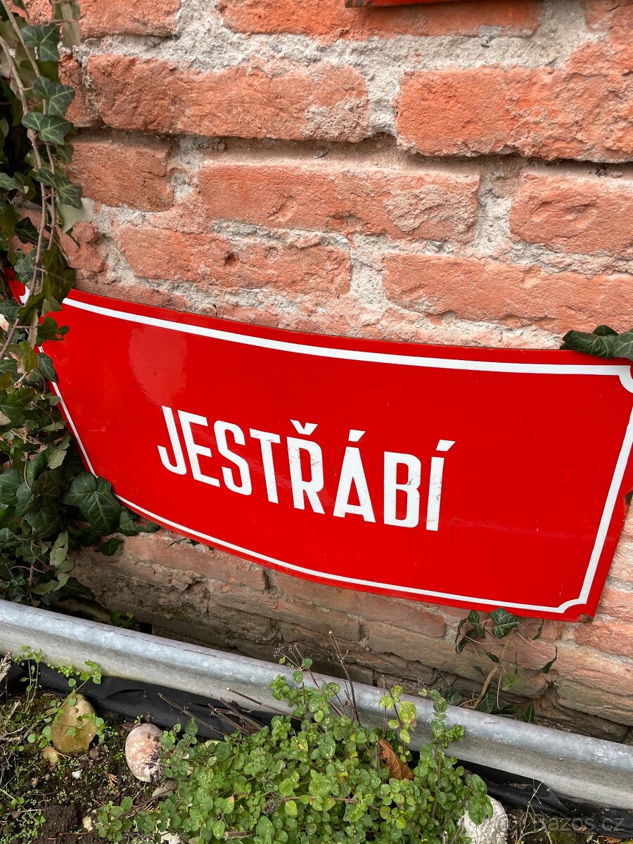 Smaltovaná cedule - 2