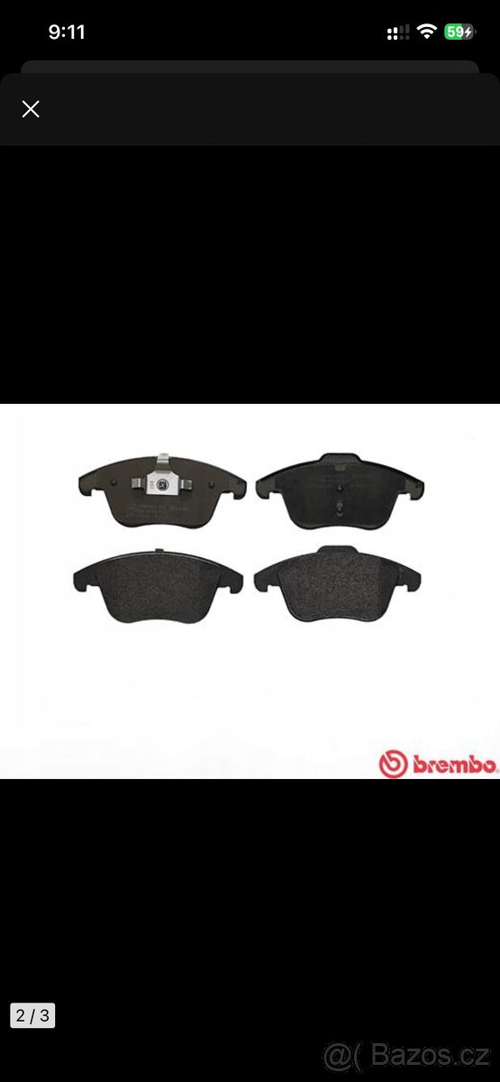 Přední brzdové destičky Brembo - 2