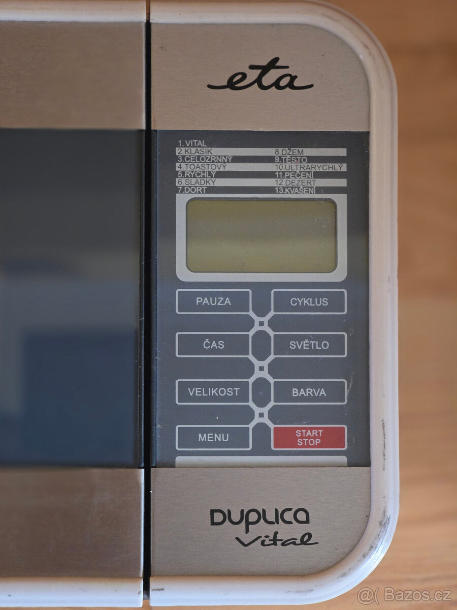 Stolní pekárna ETA - 2