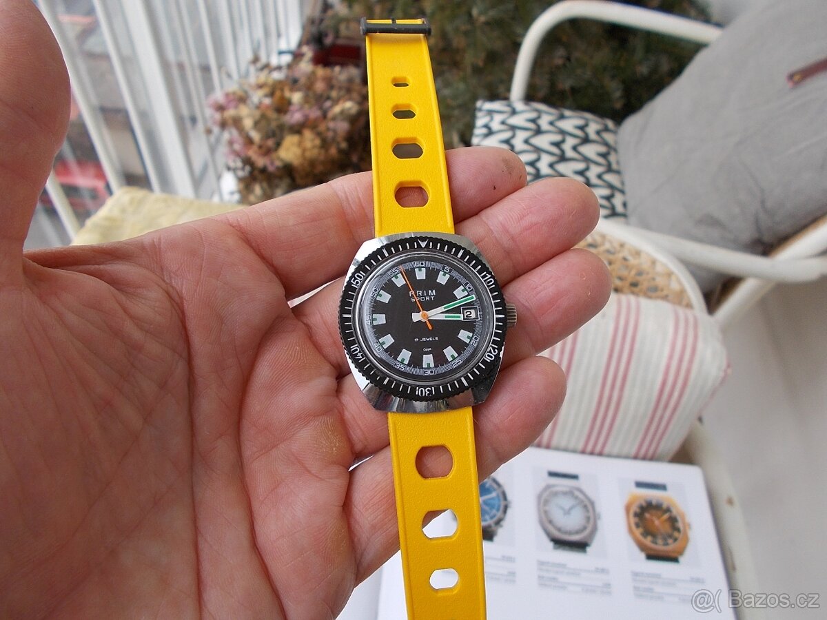 luxusni funkcni oblibene hodinky prim sport 2 rok 1982 - 2