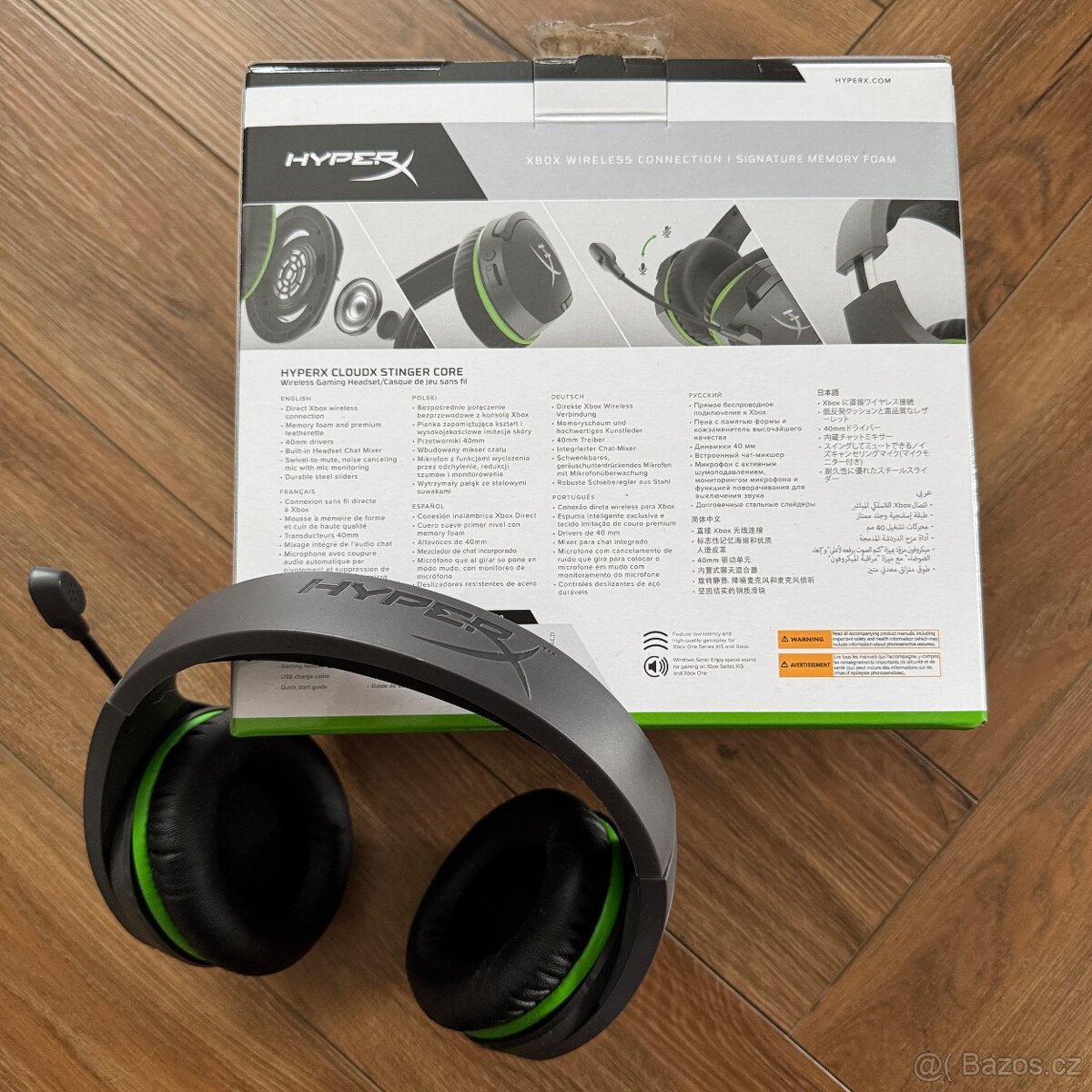 Bezdrátová sluchátka xbox HyperX CloudX STINGER - 2