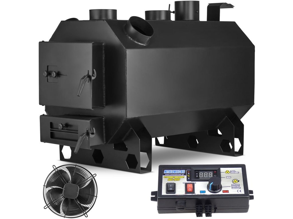 TEPLOVZDUŠNÁ PEC KAMNA, KOTEL NA TUHÉ PALIVO 15-50 kW - 2