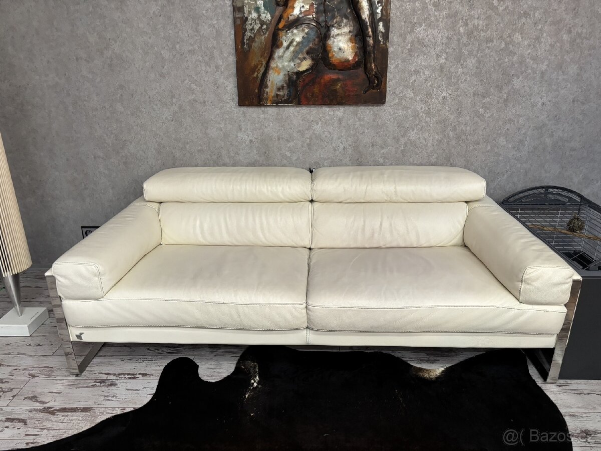 DESIGNOVÁ ITALSKÁ KOŽENÁ POHOVKA CALIA ITALIA - 2