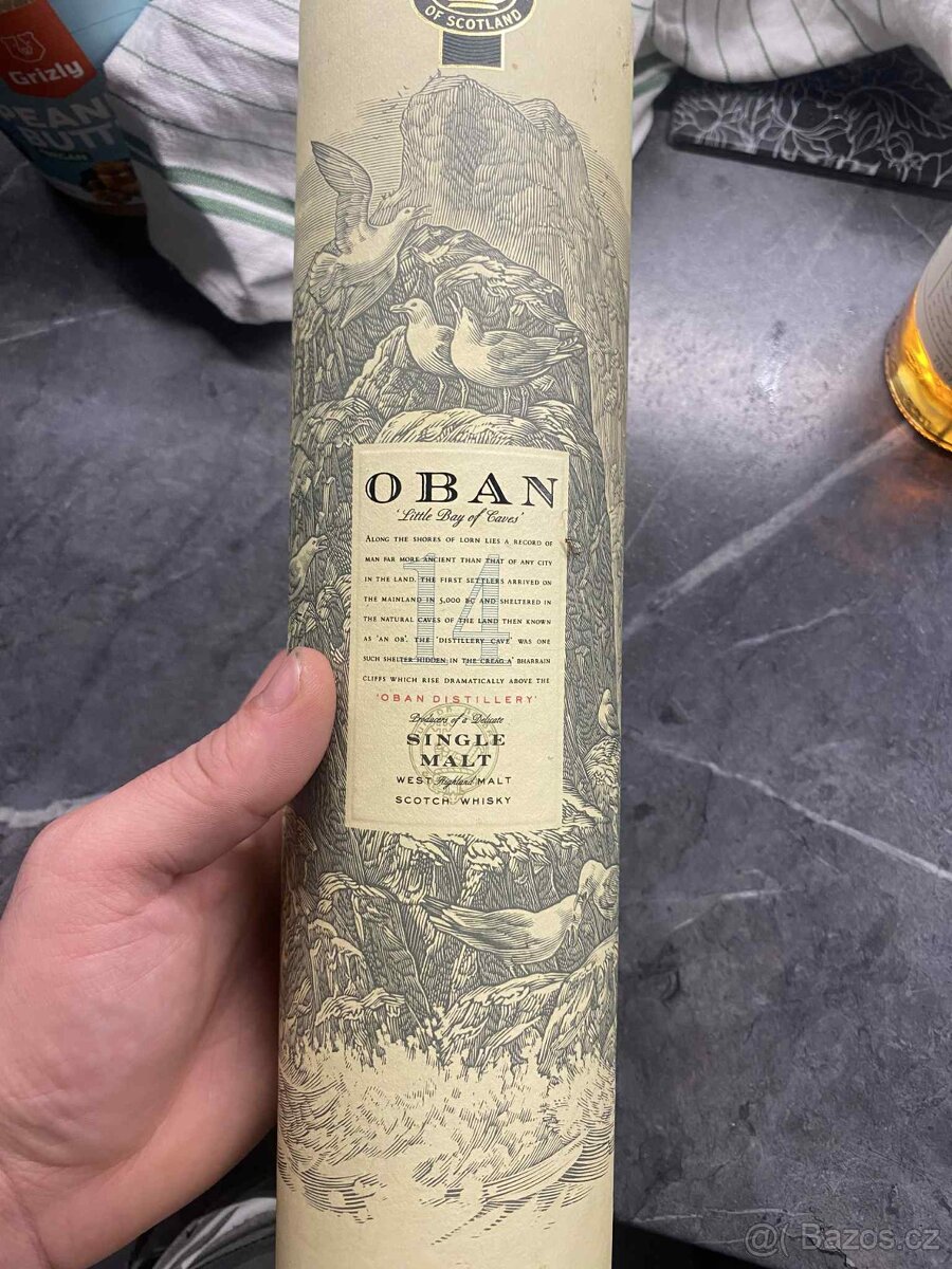 OBAN Single Malt WHISKEY 14y 43% 0,7 l RETRO - 2