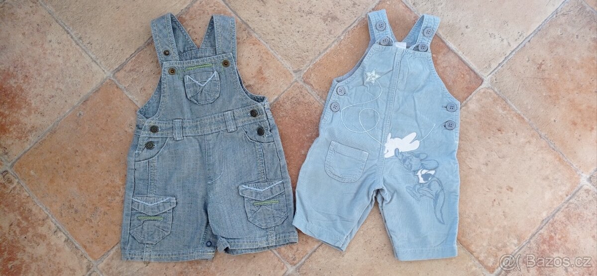 kojenecké kalhoty lacláče vel. 3-6 měs 62/68 - 2