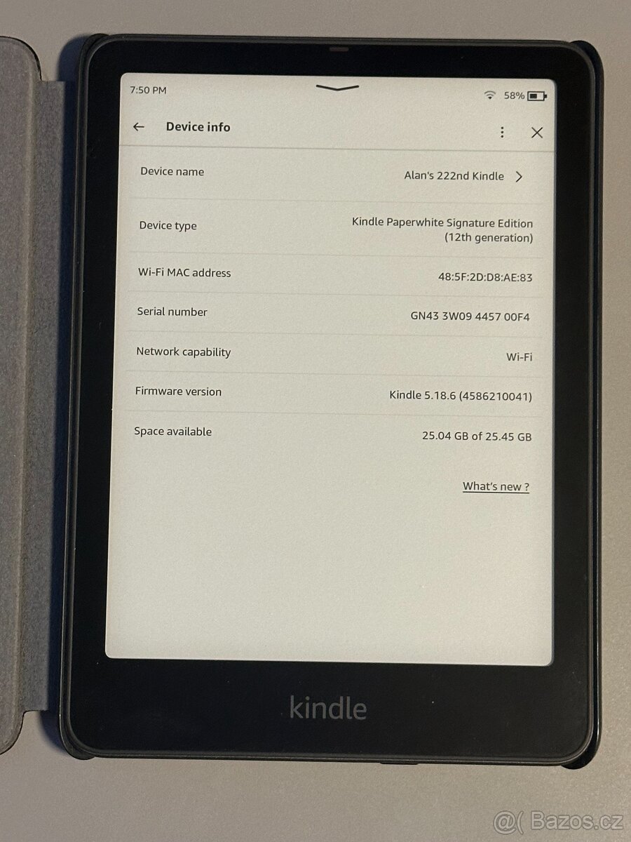 Čtečka Amazon Kindle Paperwhite 12. gen Signature Edition 32 - 2