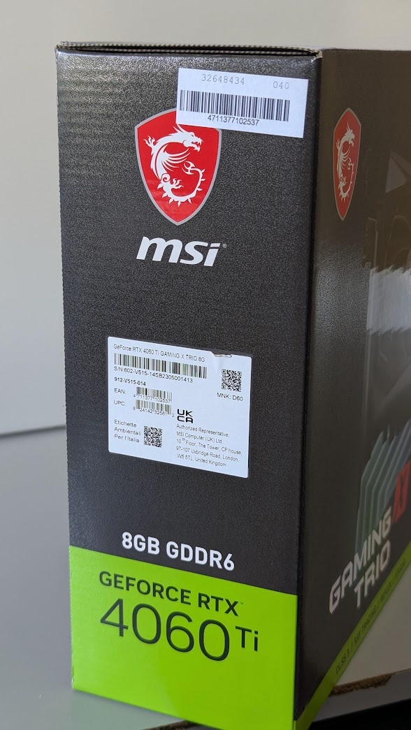 MSI Gaming X Trio GeForce RTX 4060 Ti 8GB ##NOVÁ, 2 ROKY ZÁR - 2