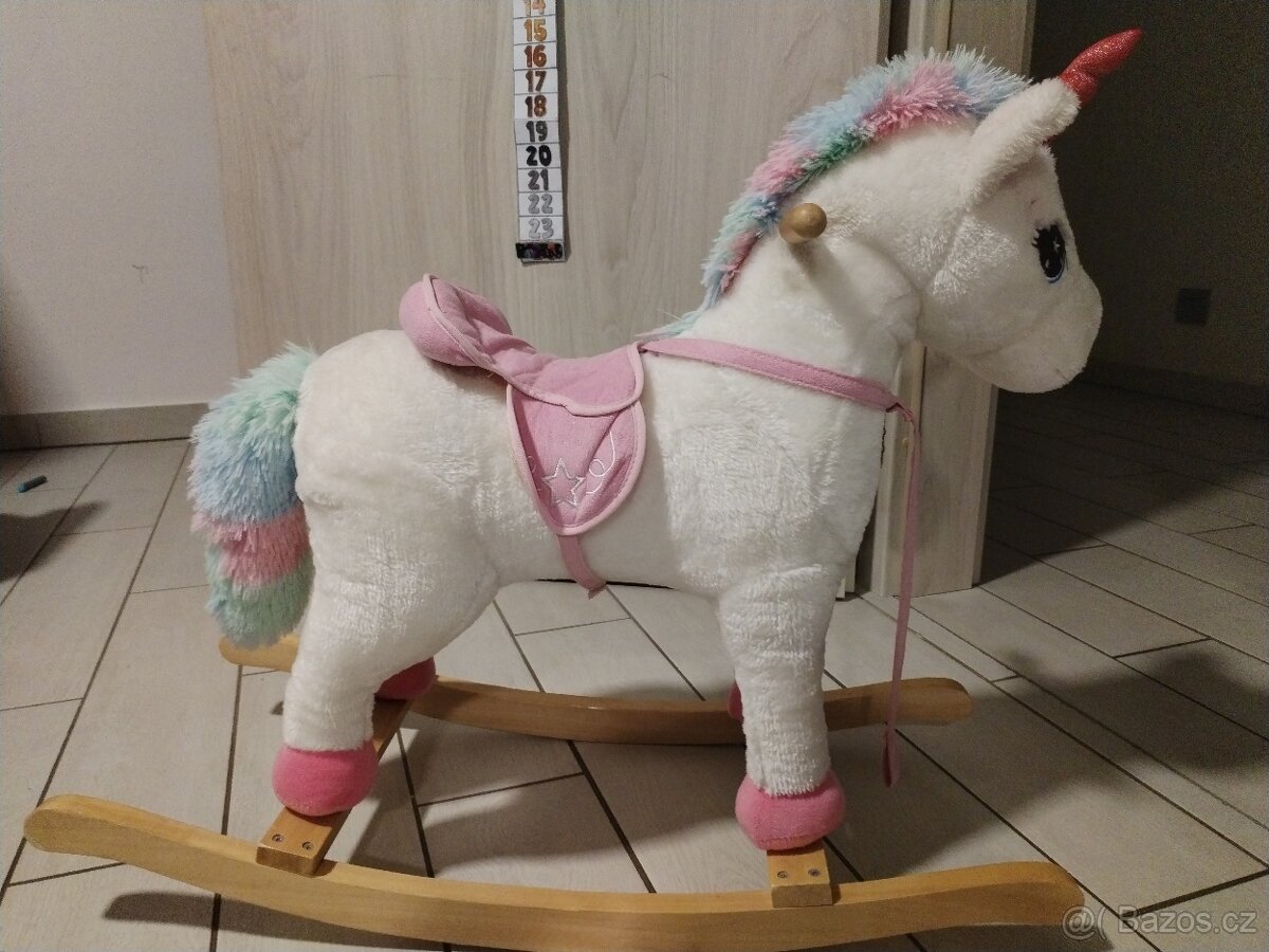 Houpací kůň jednorožec - 2