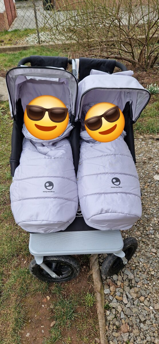 Kočárek EasyWalker duo pro dvojčata - 2