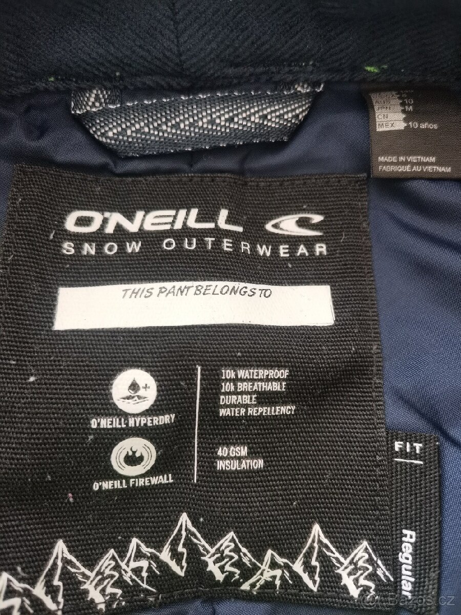 Lyžařské kalhoty O'NEILL vel. 140 - 2