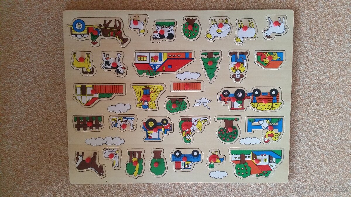 Velká dřevěná vkládačka - 2