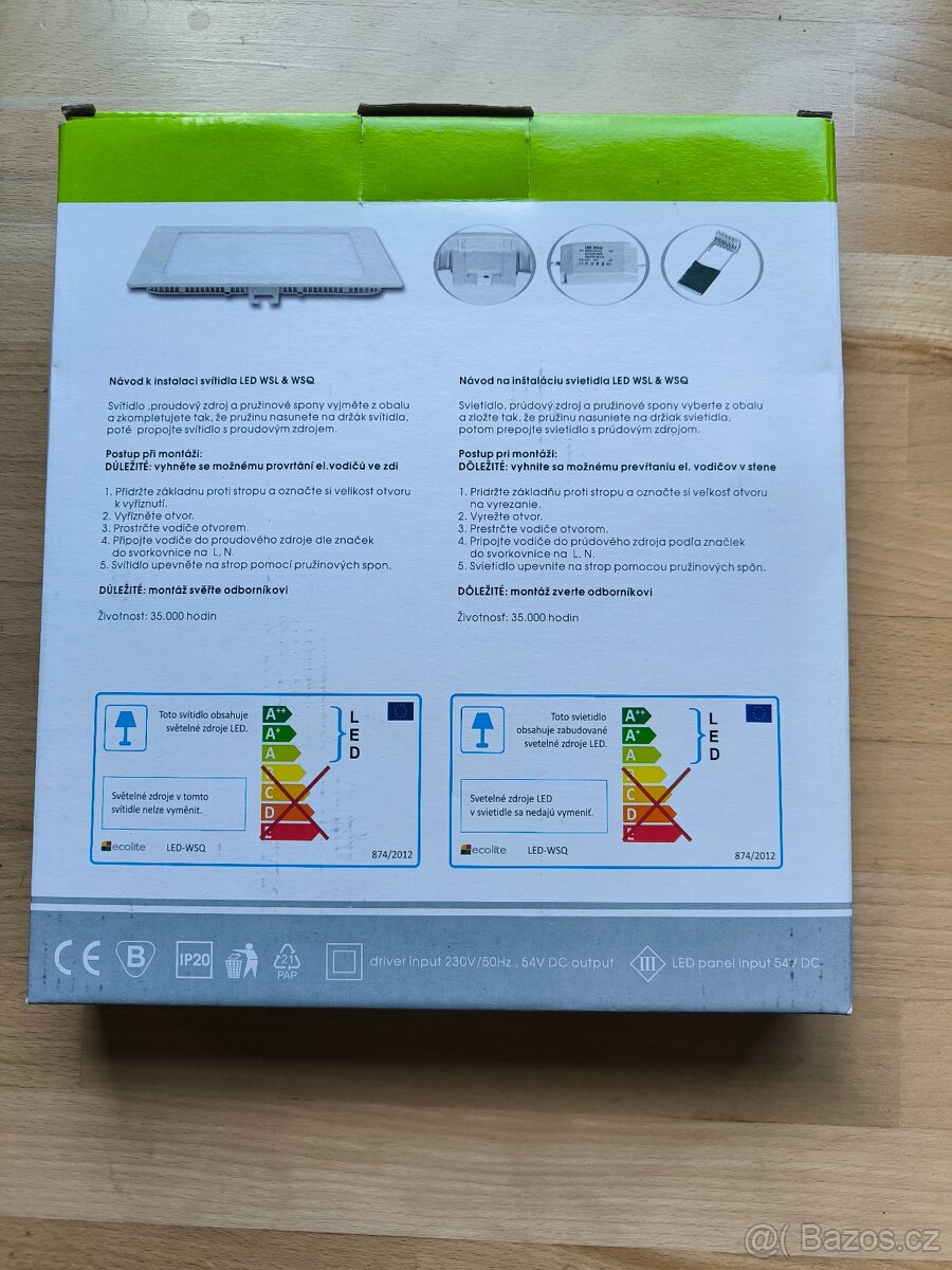 Vestavný LED panel ECOLITE Rafa 18W - 2