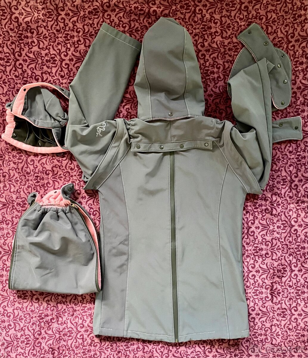 Bunda na nošení dětí softshellová s doplňky = Manduca zdarma - 2