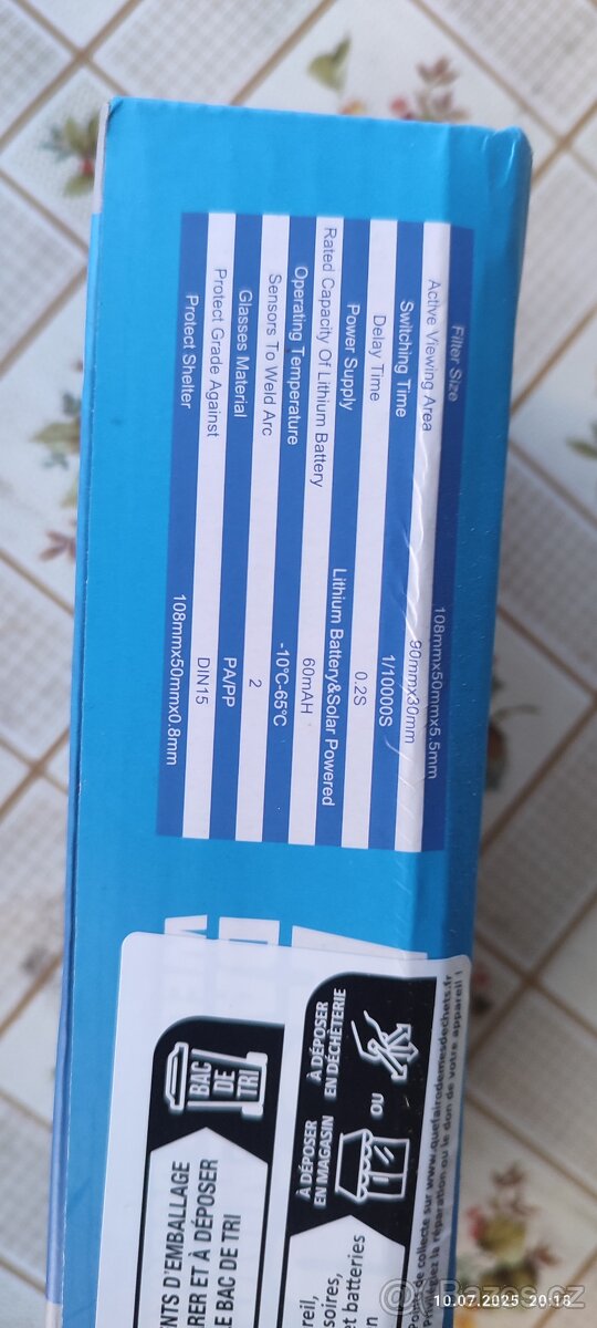 Svářečské brýle. - 2