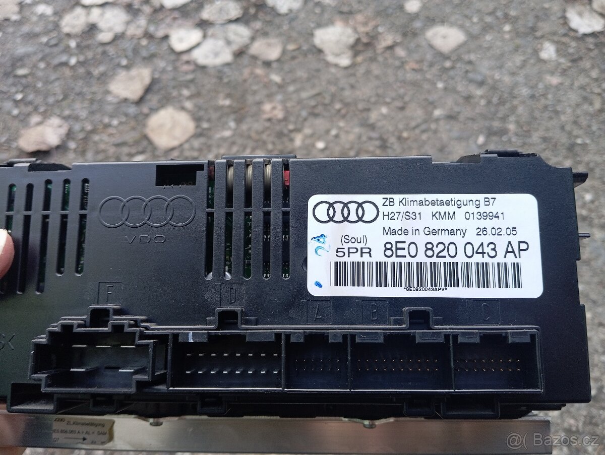 Panel topení Audi A4 B6 i B7 - 2