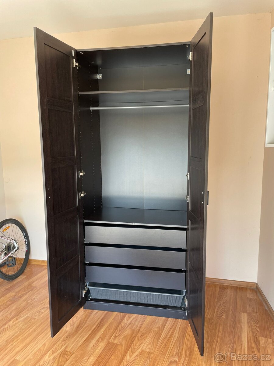 Skříň PAX (IKEA) černohnědá - 2