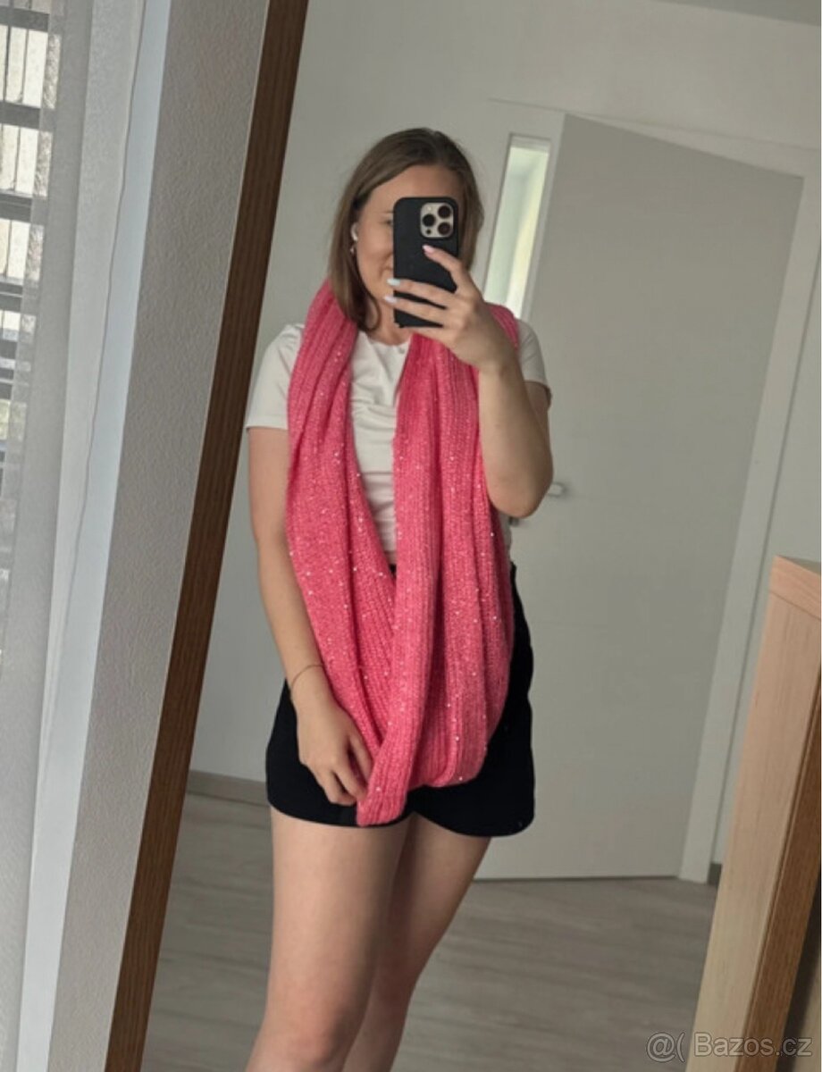 Šála šál s flitry H&M - 2