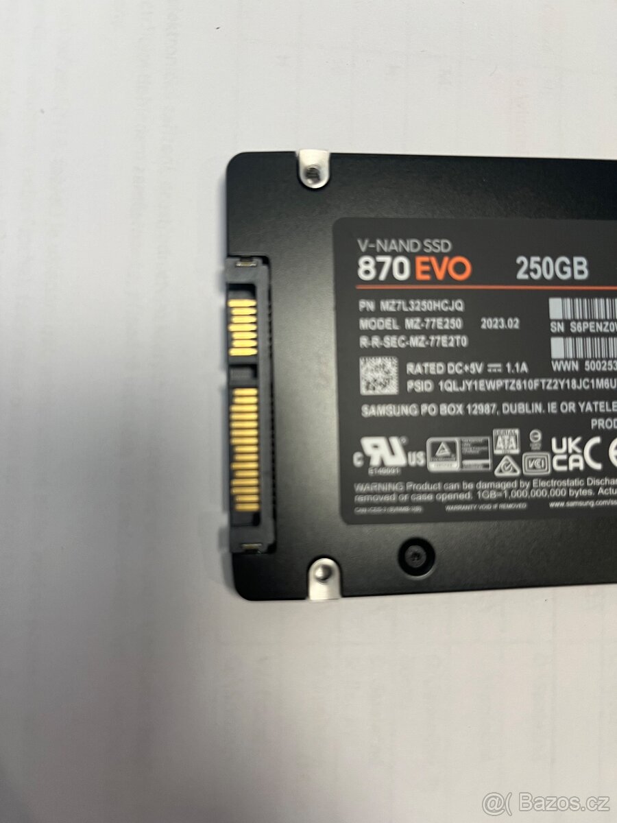 Samsung Ssd 250GB - Nový - 2