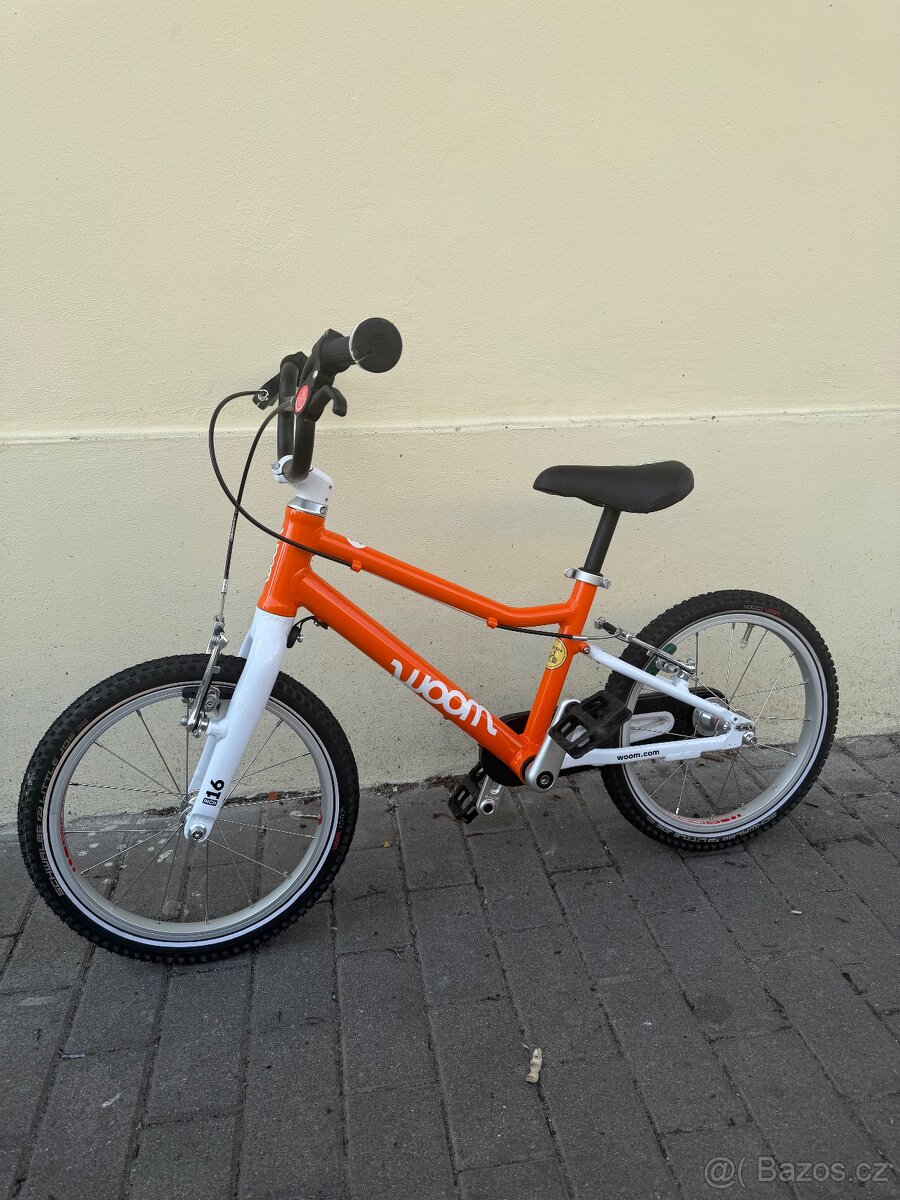Dětské kolo Woom 3 Oranžové - 2