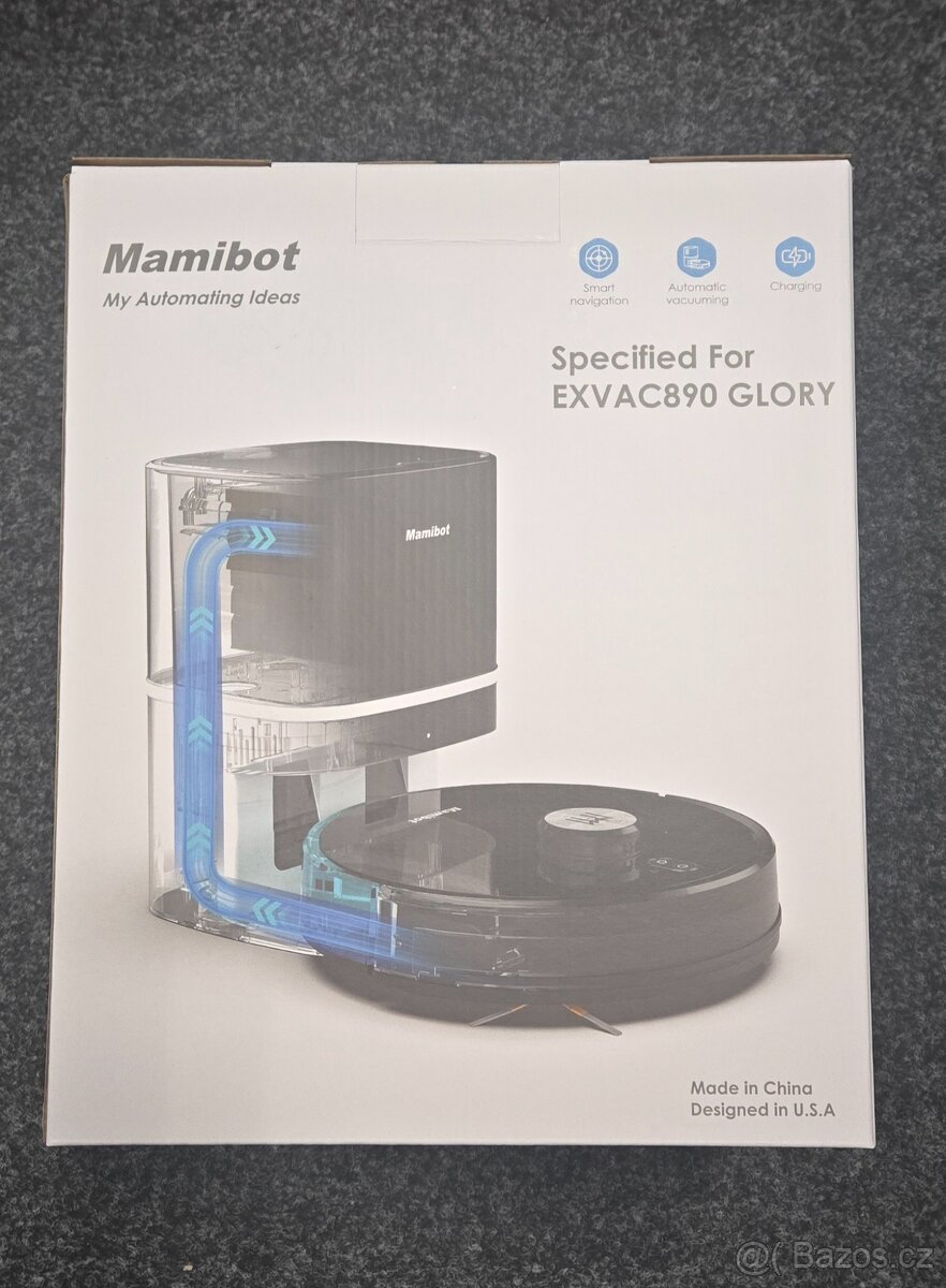 NOVÁ - samovyprazdňovací stanice (Mamibot ExVac890 Glory) - 2