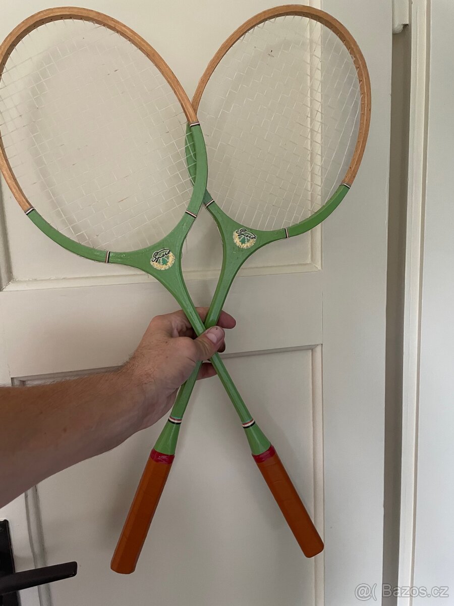 Badmintonové retro rakety - 2