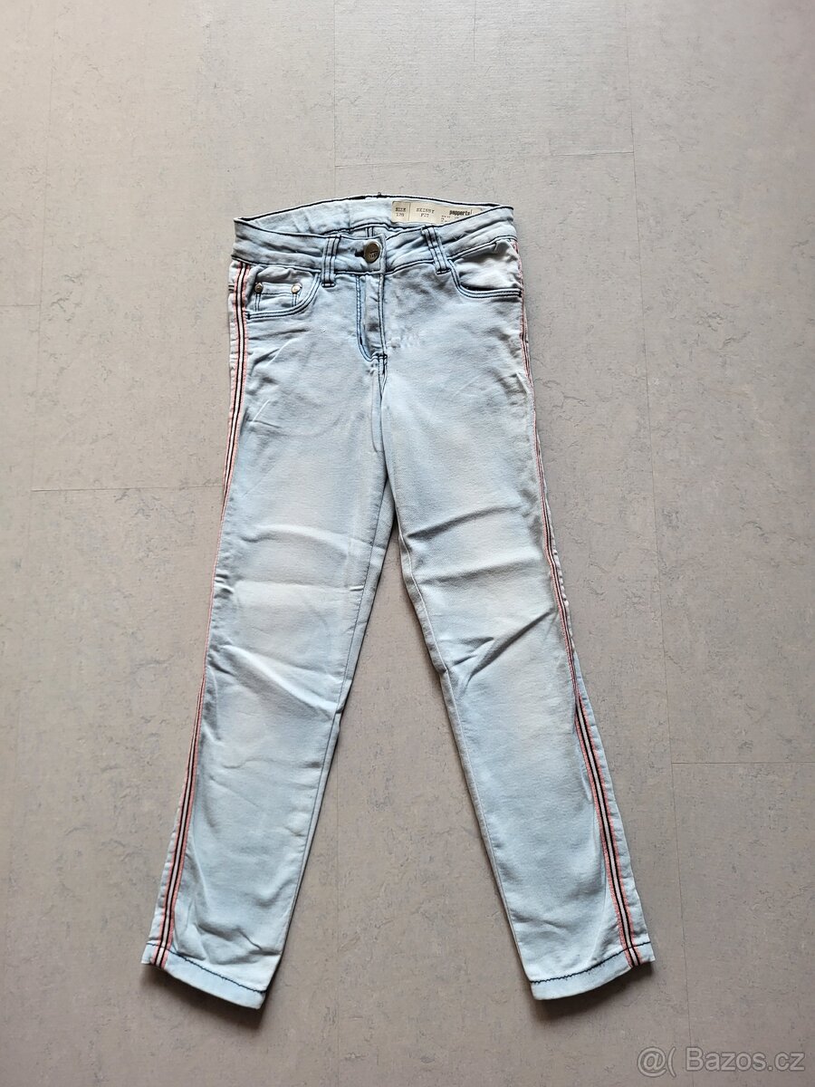 Dívčí džíny velikosti 128 - Skinny fit - 2