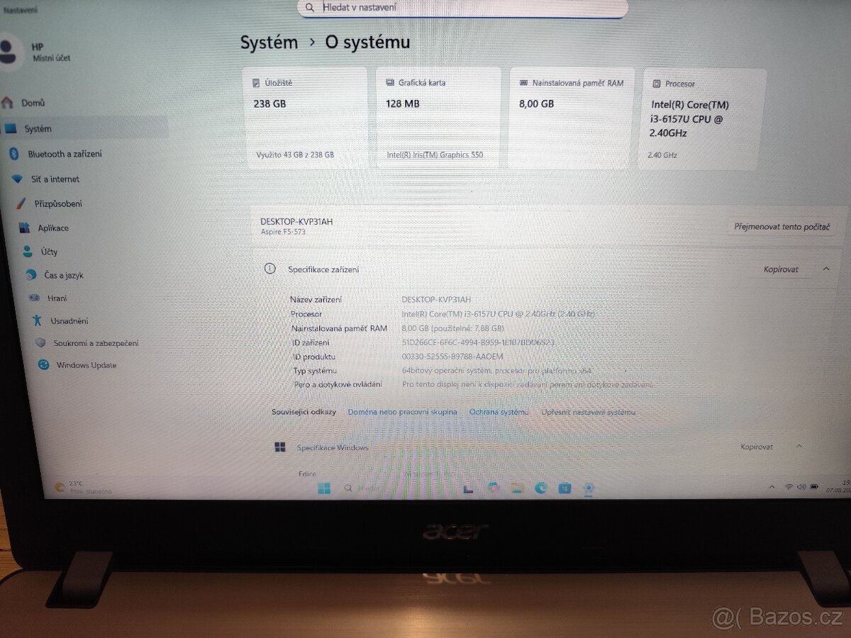 Acer F5-573-335F - 2